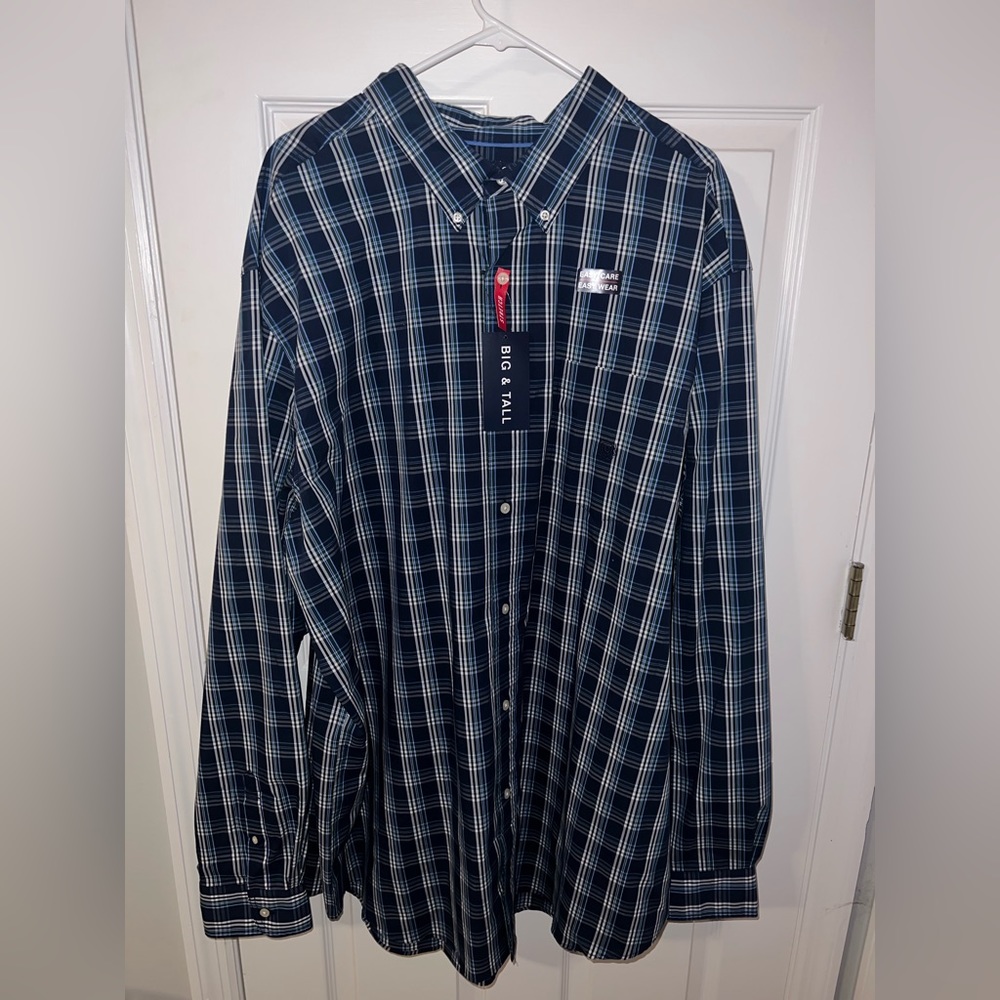 Chaps 3XLT Men’s button down shirt. NWT, never been worn